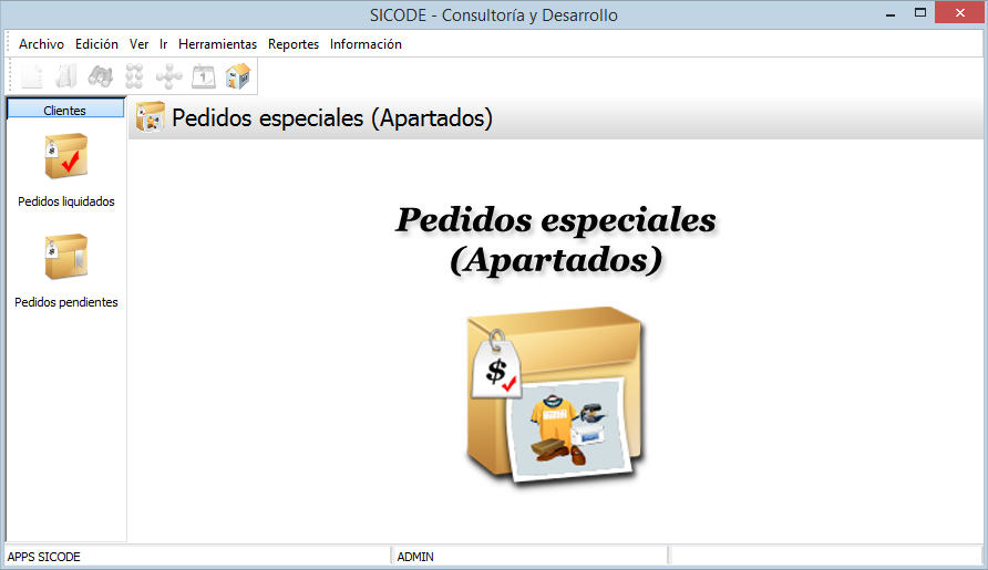 Control de apartados para punto de venta Control de apartados para punto de venta