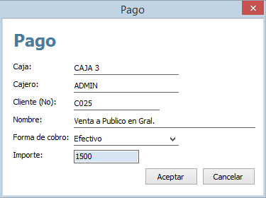 Control de apartados para punto de venta Control de apartados para punto de venta