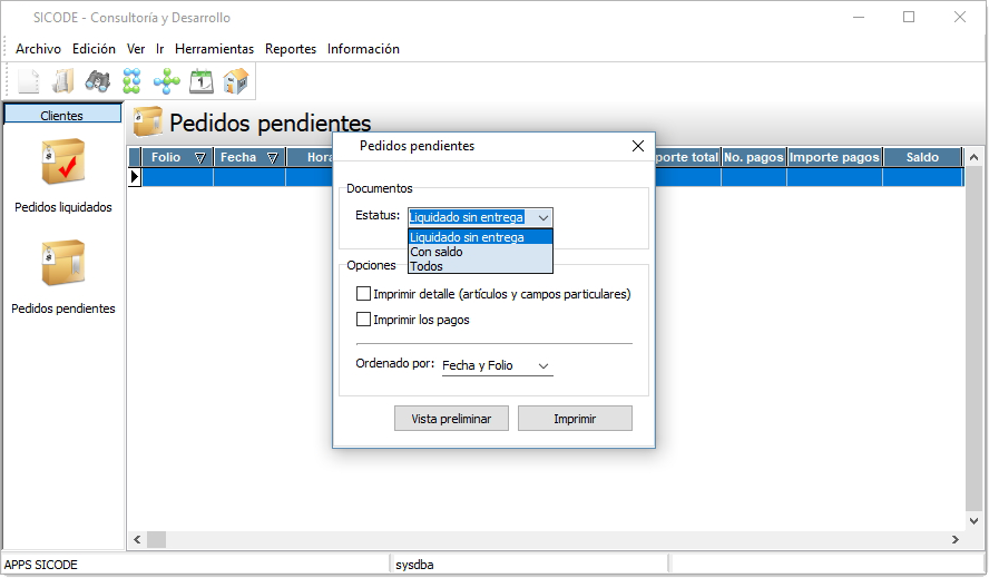 Control de apartados para punto de venta Control de apartados para punto de venta