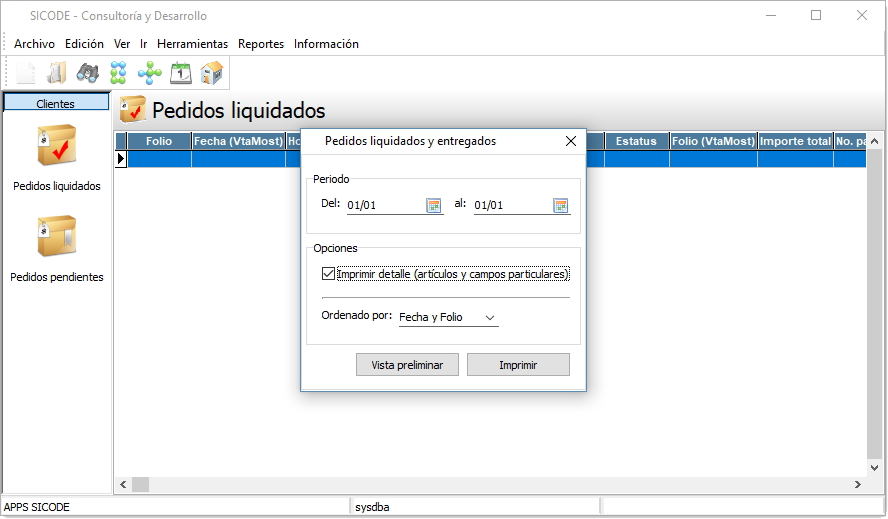 Control de apartados para punto de venta Control de apartados para punto de venta