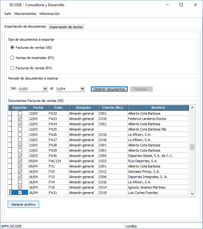 Generador de documento de compra a partir de documentos de venta - punto de venta (venta entre empresas) Generador de documento de compra a partir de documentos de venta - punto de venta (venta entre empresas)