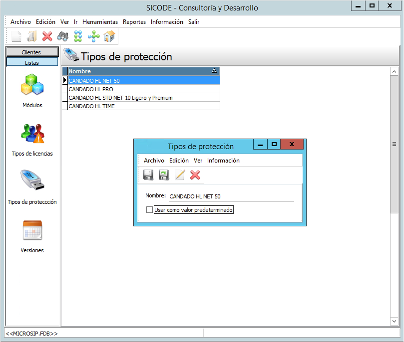Gestión base instalada Microsip Gestión base instalada Microsip