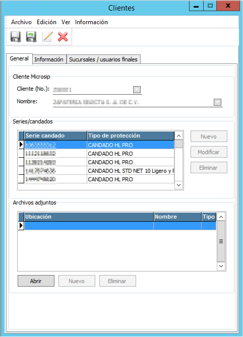 Gestión base instalada Microsip Gestión base instalada Microsip