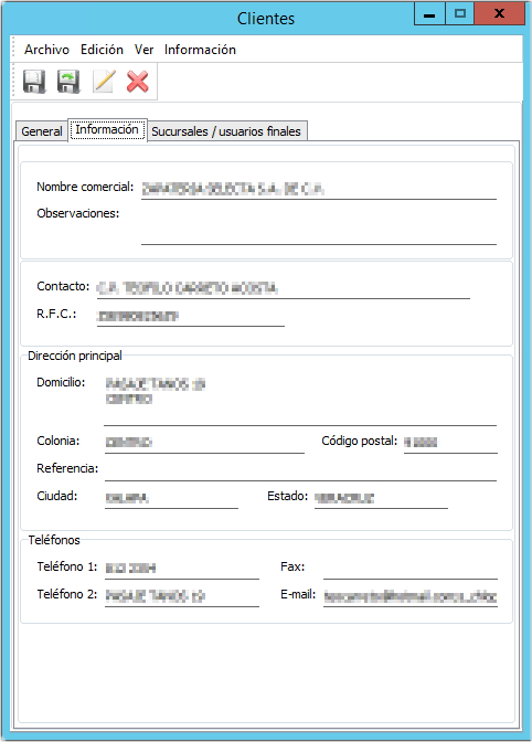 Gestión base instalada Microsip Gestión base instalada Microsip