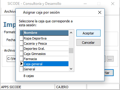 Importador de ventas de mostrador pv con encabezado predefinido Importador de ventas de mostrador pv con encabezado predefinido