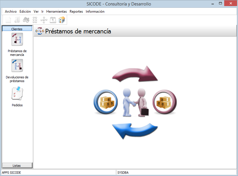 Control de préstamos de mercancía Control de préstamos de mercancía